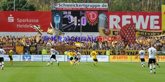 5. Spieltag 2. Bundesliga SV 1916 Sandhausen - SG Dynamo Dresden (© Kraichgausport / Loerz)